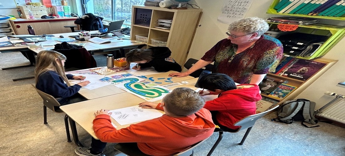 Test Aqua Heroes on the Meander Primary School in Delft, Netherlands